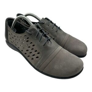 NAOT Lalo Koru Shoes Women's EU 42 US 11 Grey Leather Lace Up Casual Comfort